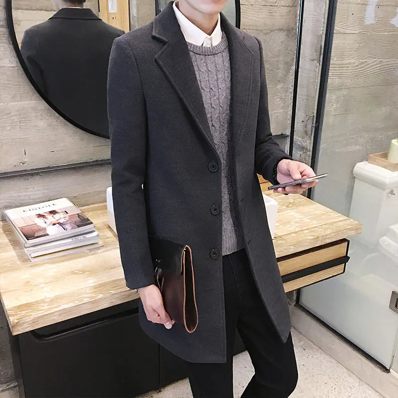Woolen Trench Coat