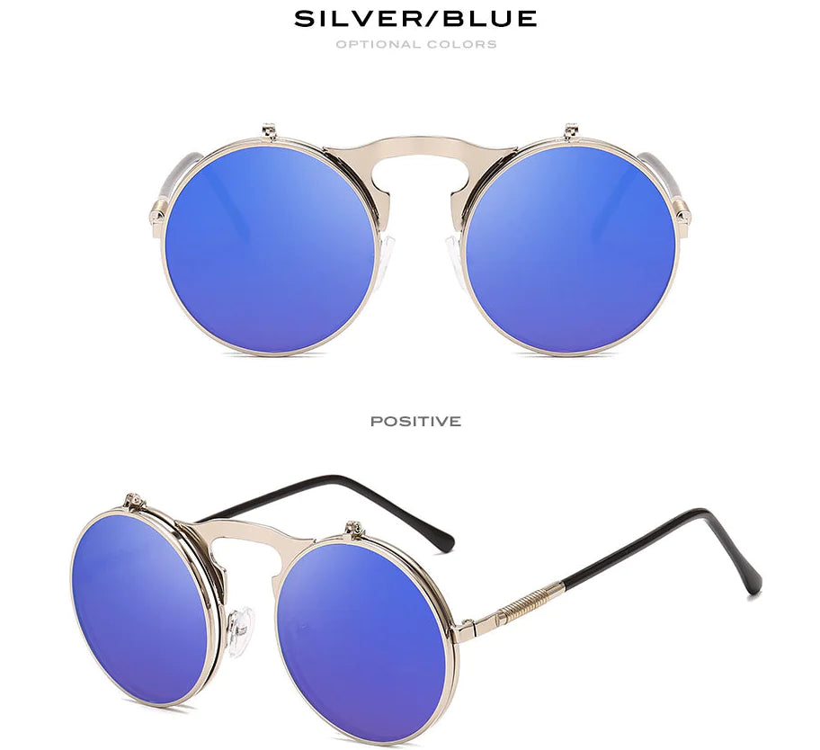 Flip-Up Retro Sunglasses