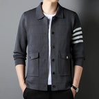 Trendy Men's Knit Jacket