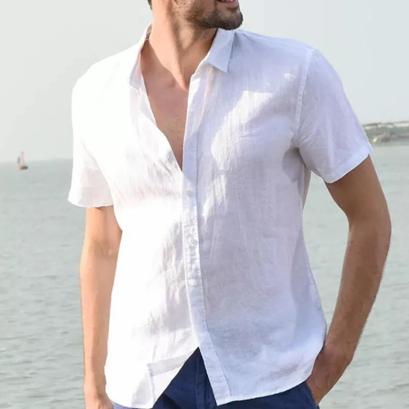 Euro-American Summer Casual Shirts for Men