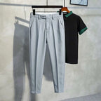 Slim-Fit Ankle Pants