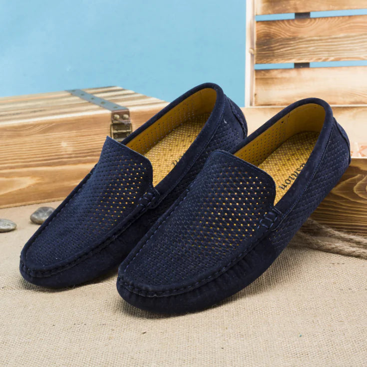 Suede Driving Loafers