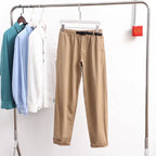 Modern Cotton Buckle Trousers for Men