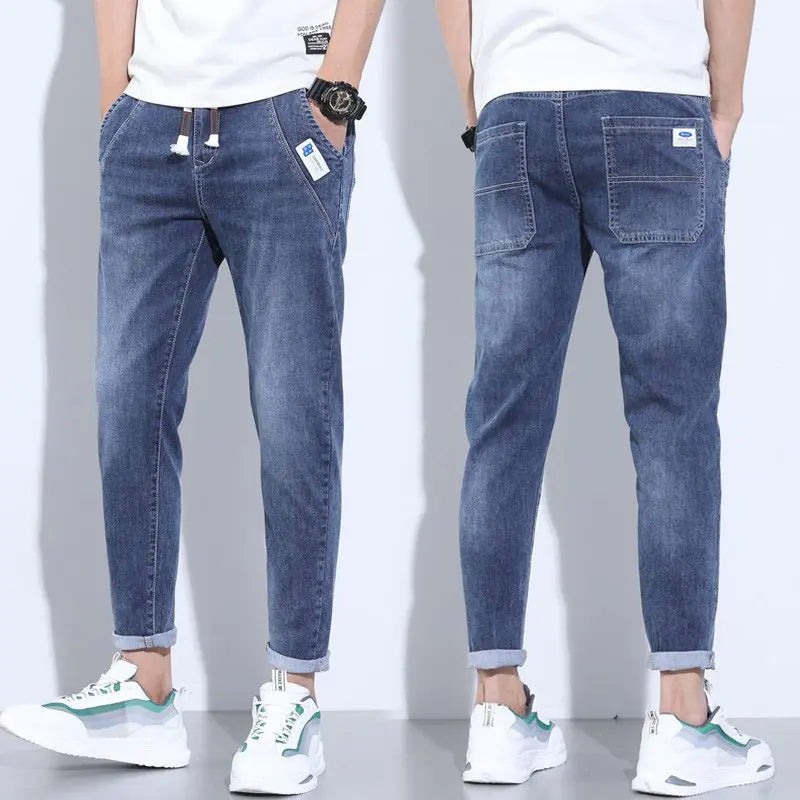 SlimFit Denim Stretch Pants