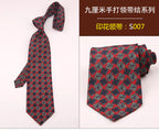 Retro Floral Elegance 9CM Tie