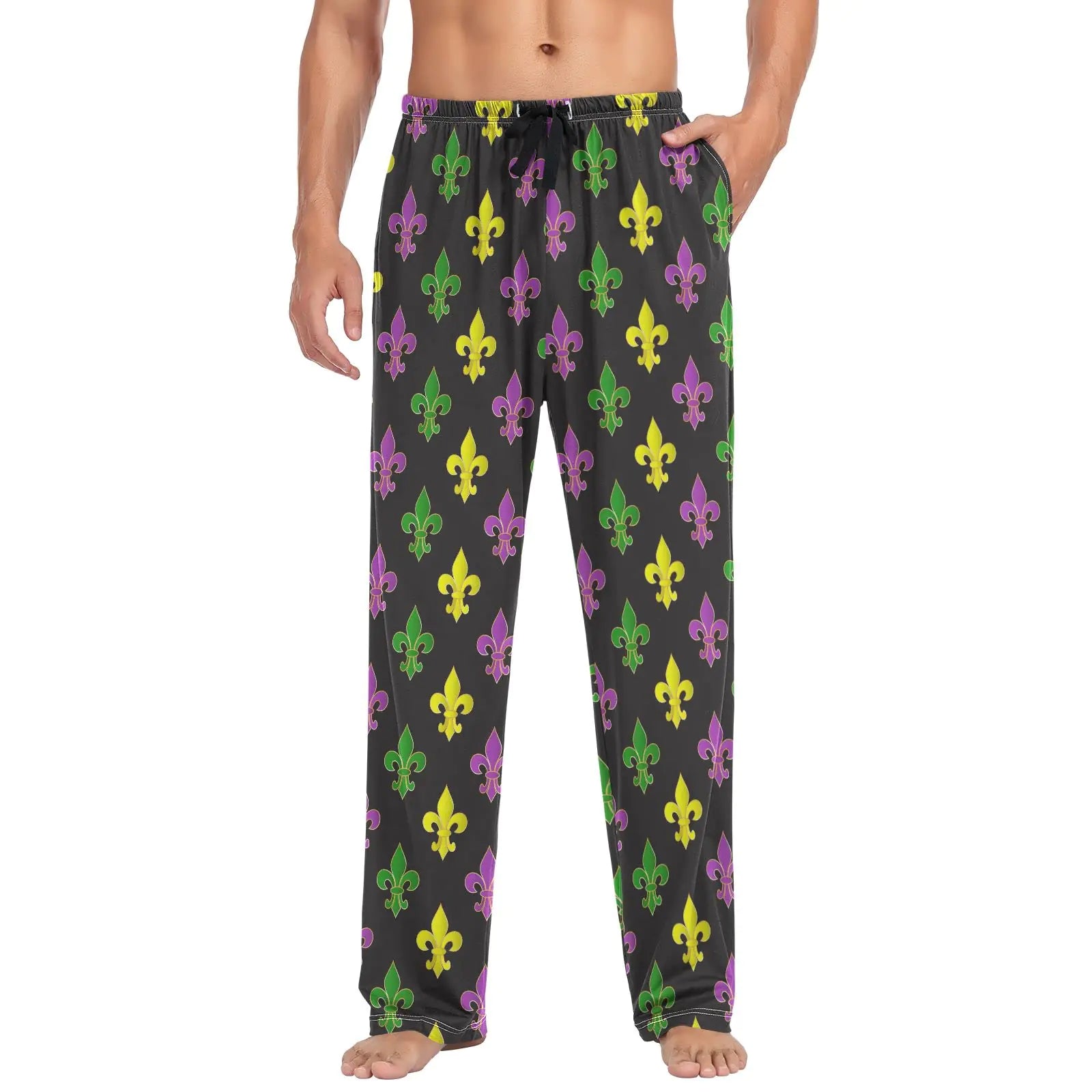 Mardi Gras Men's Colorful Lounge Pants