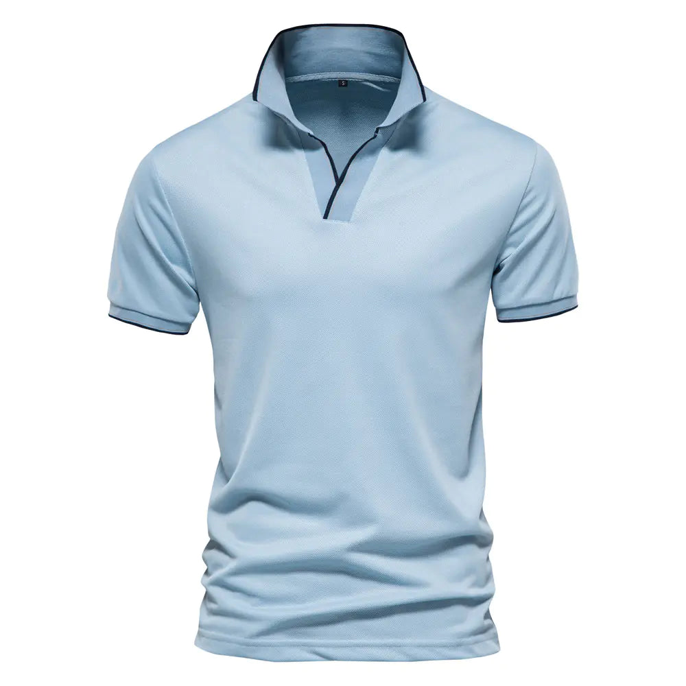 Summer V-Neck Men's Polo Essentials