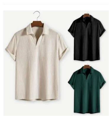 Textured Knit Polo