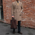 Houndstooth Polo Overcoat