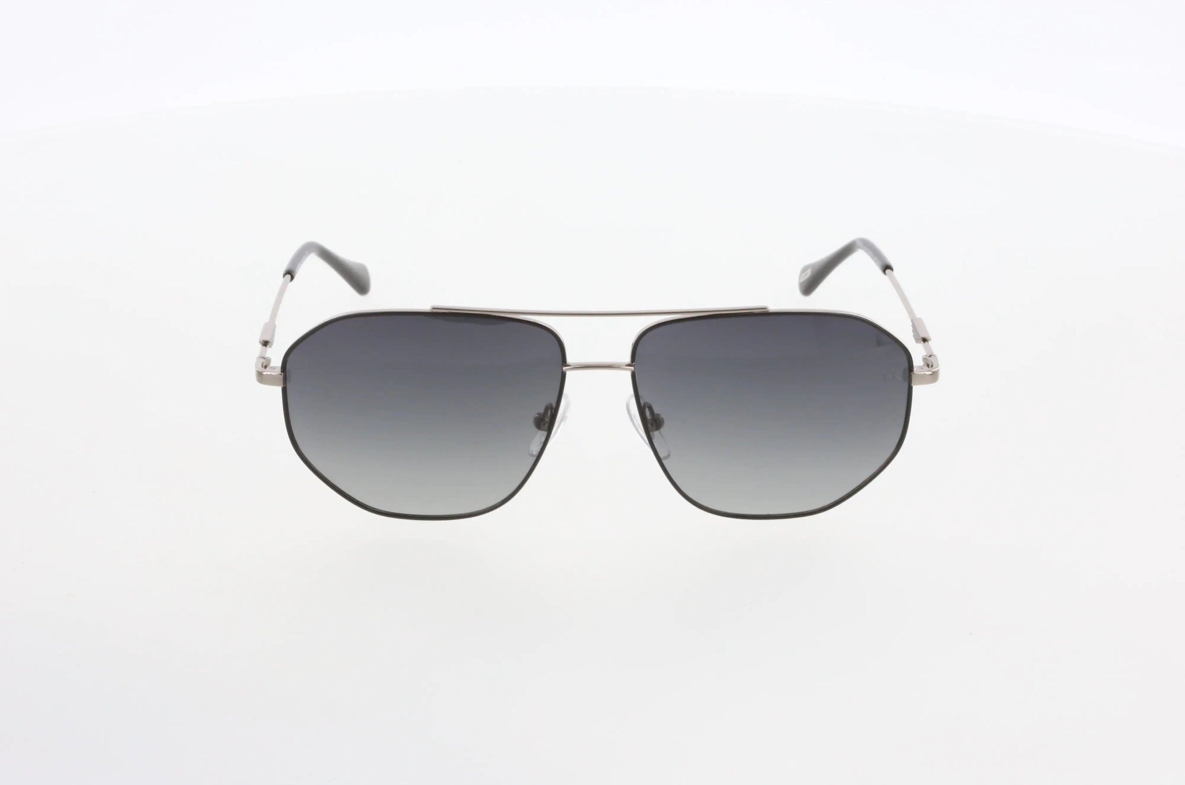 Hawk Metallic Geometric Sunglasses