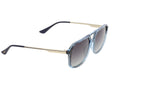 Hawk 2128 Blue Geometric Sunglasses