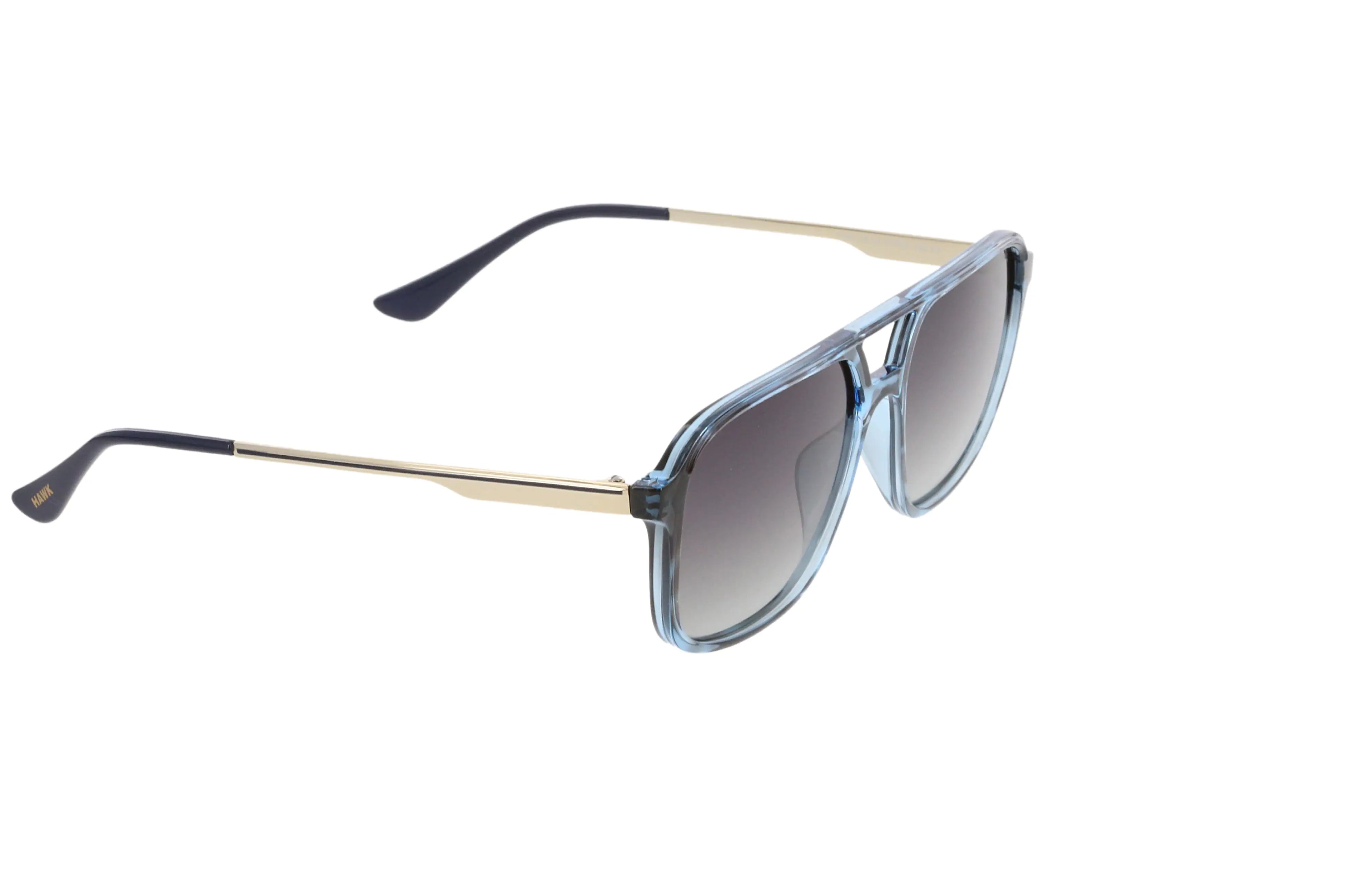 Hawk 2128 Blue Geometric Sunglasses