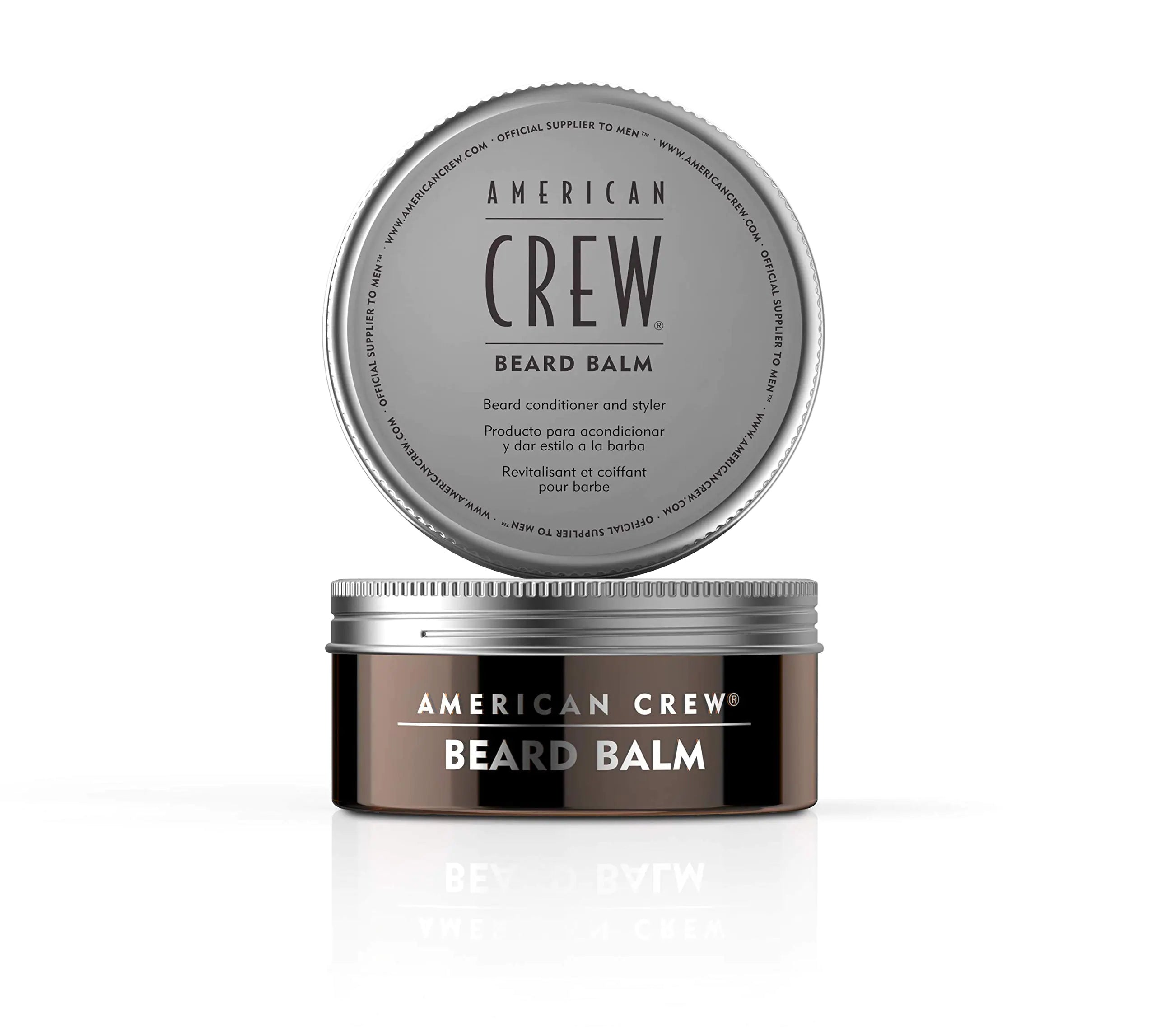 American Crew Beard Balm Conditioner & Styler Sweet Almond Oil Shea Butter 2.3 Fl Oz