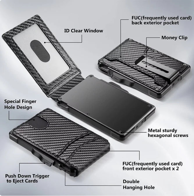 Magnetic Card Clip Wallet