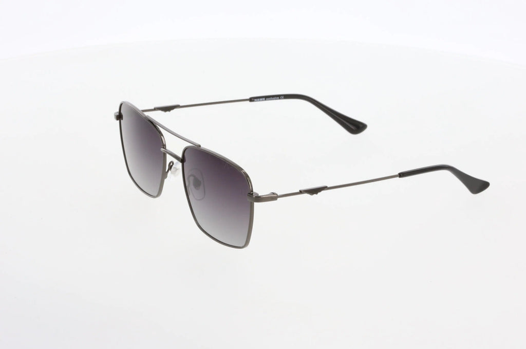 Hawk Geometric Metal Sunglasses