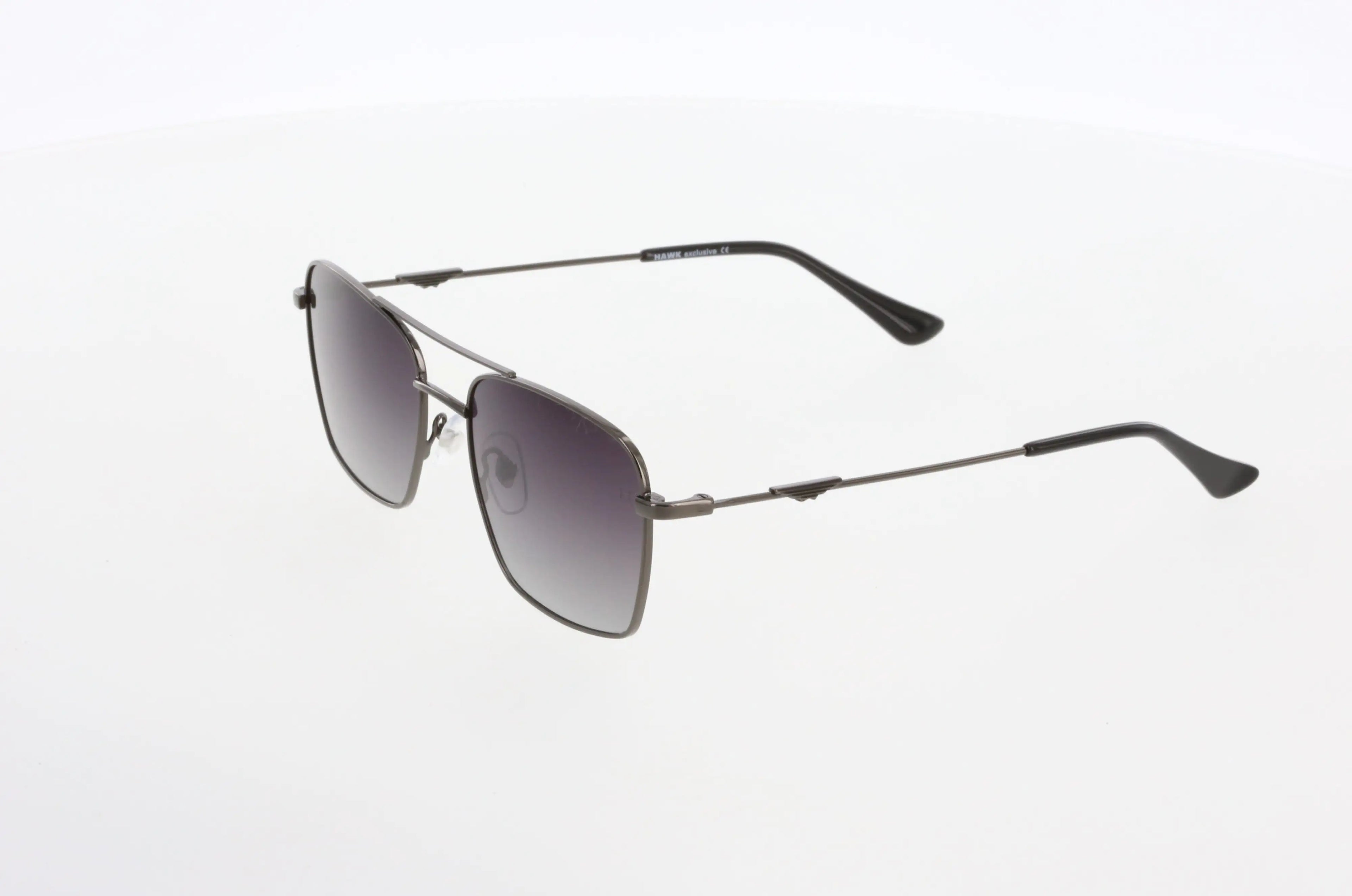 Hawk Geometric Metal Sunglasses