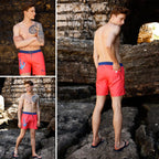 Anemoss Nautical Men's Quick-Dry Swim Trunks