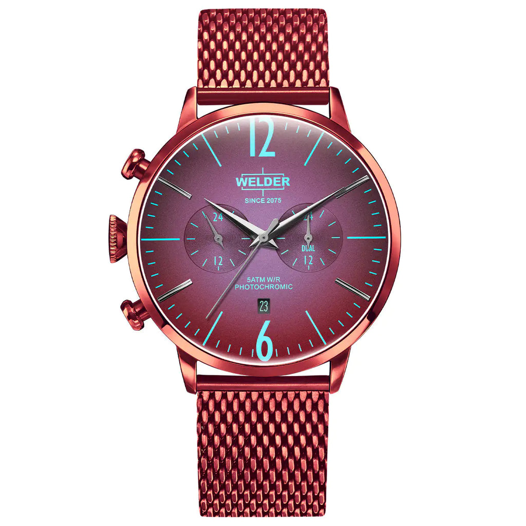 Welder Moody Red Sports Watch 42mm