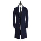 Mid-Length Woolen Coat