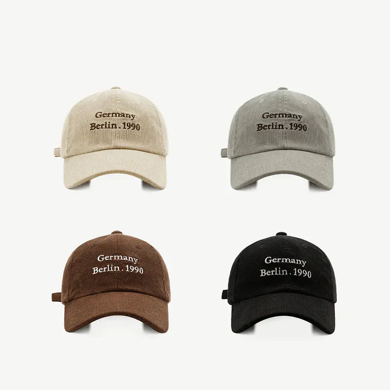 Unisex Corduroy Cap