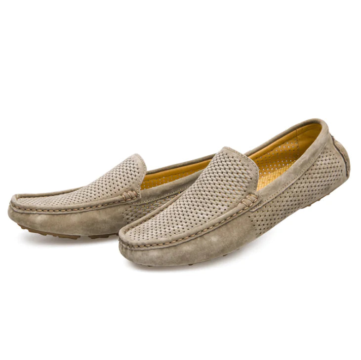 Suede Driving Loafers