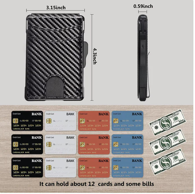 Magnetic Card Clip Wallet