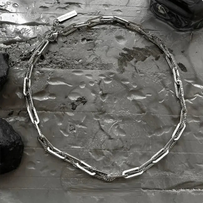 Titanium Steel Double-Layered Necklace