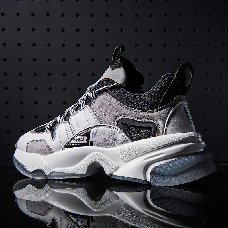 Stylish Mesh Patchwork Dad Sneakers