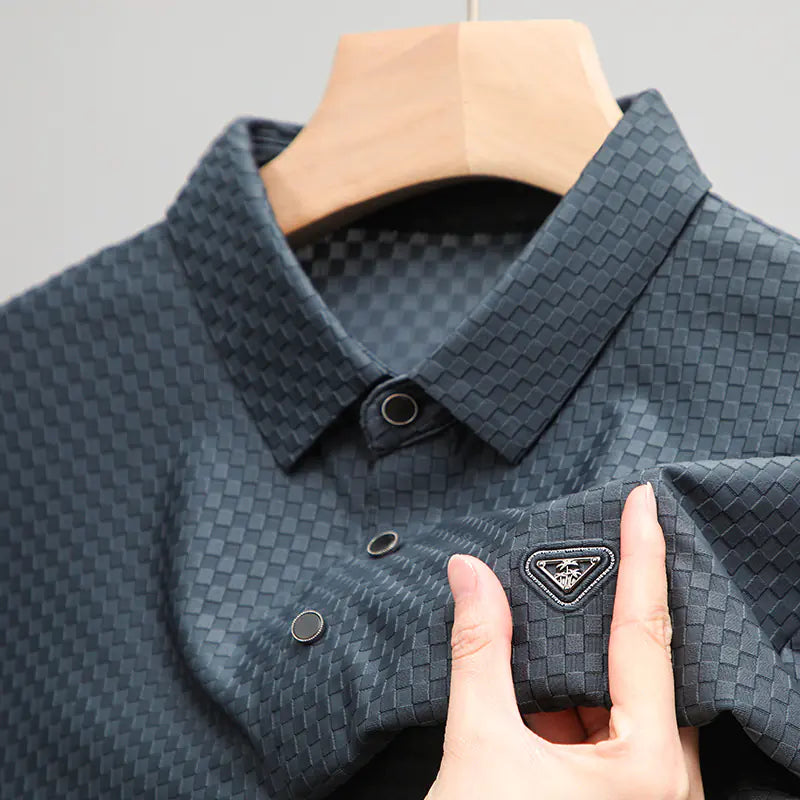 Summer Stretch Polo Shirt - Lightweight Short Sleeve