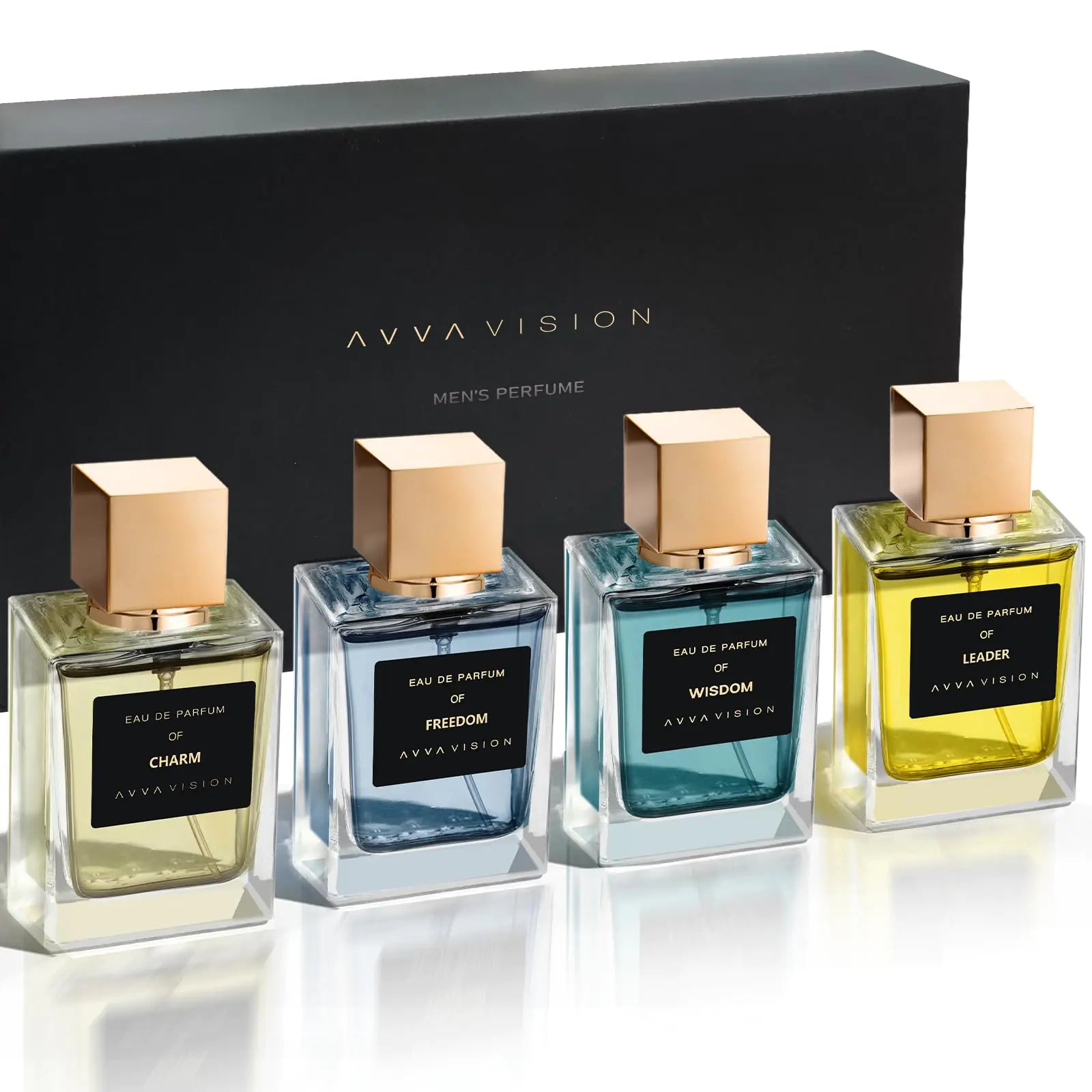 AVVA ESSENCE Men's Cologne Gift Set - 4 Premium Scents