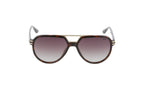 Hawk Geometric Brown Polarized Sunglasses