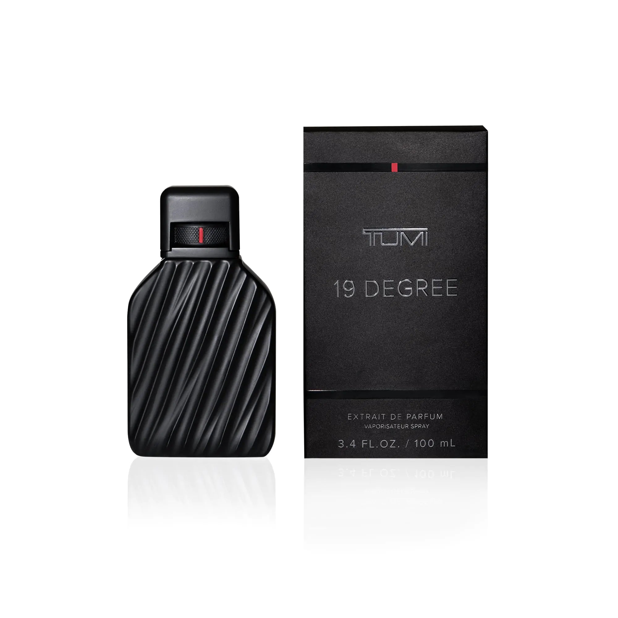 TUMI 19 Degree Men's Essence - Bold Leather & Amber Cologne - 3.4 Fl Oz