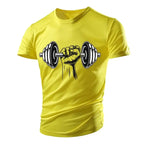 3D Gym Print Men's Polyester Tee