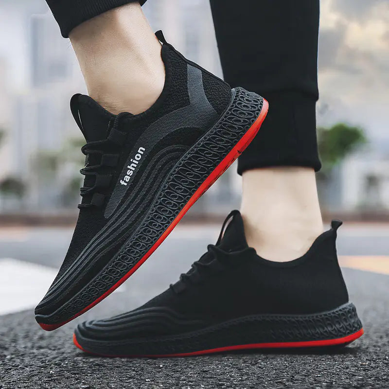 Men's Breezy Flyknit Casual Sneakers