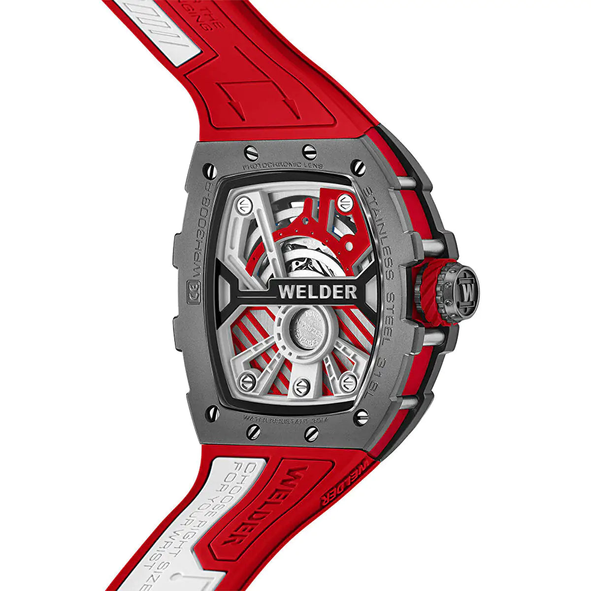 Welder Moody Chrono WRH3008-R Silicone Watch