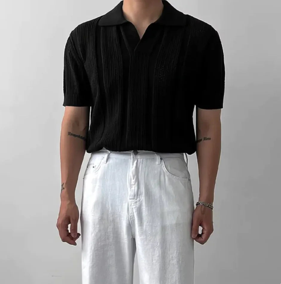 Breathable Mesh Polo Tee