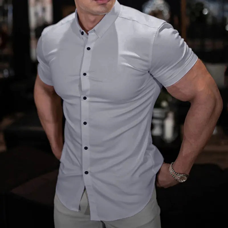 Men's Flexi-Stretch Business Shirt