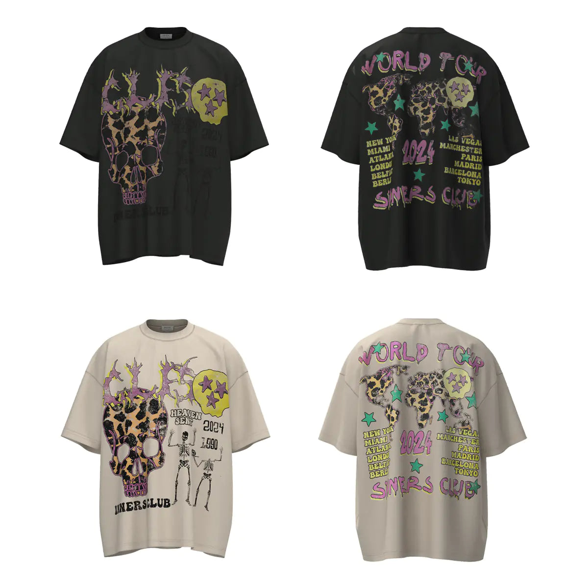 Leopard Skull Statement Tee