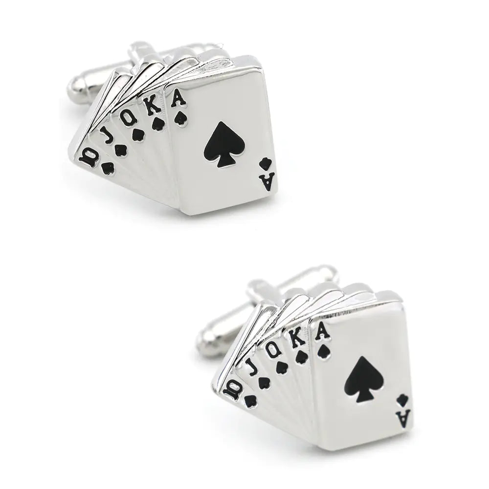 Casino Card Deck Cufflinks