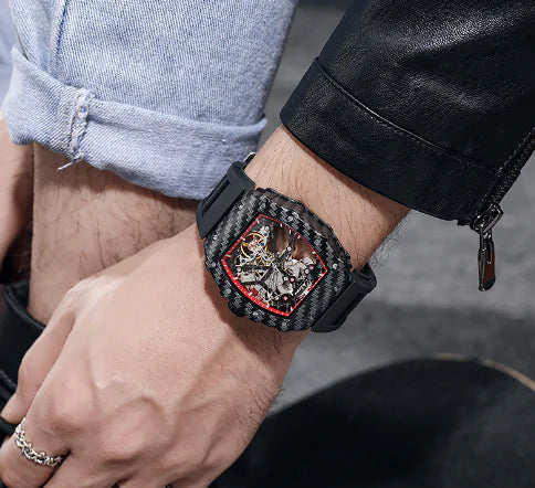AquaGlow Men's Mechanical Watch