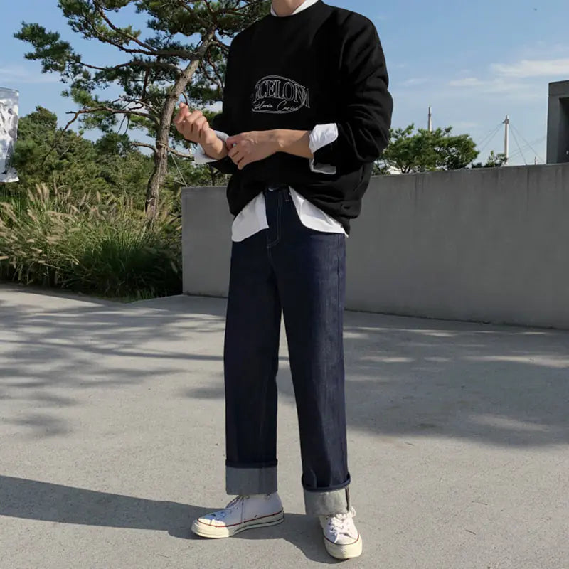 Classic Loose Straight Jeans