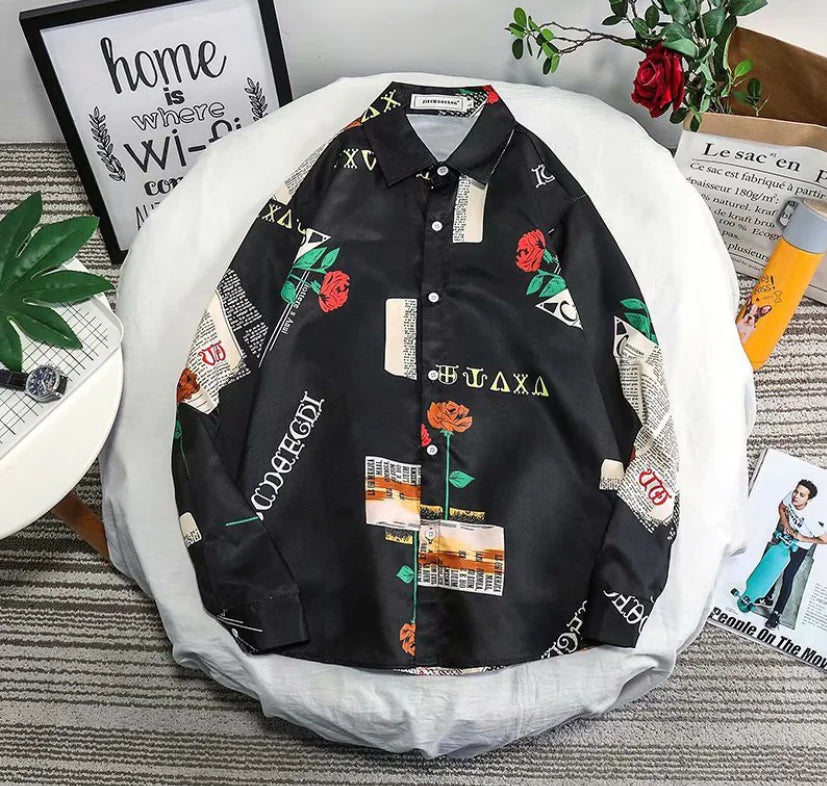Korean Style Men's Casual Long-Sleeve