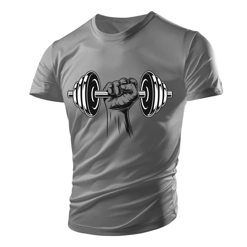 3D Gym Print Men's Polyester Tee