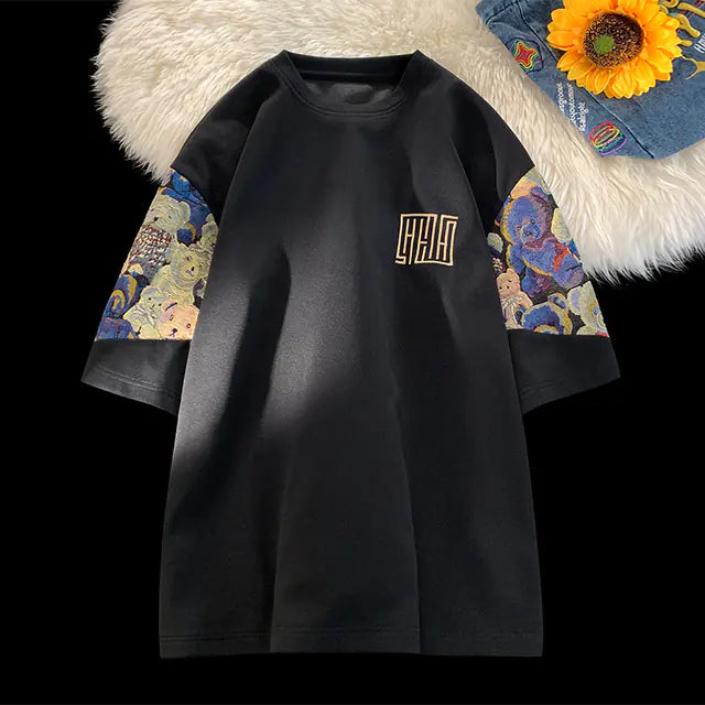 Summer Bear Embroidered Tee