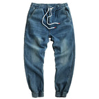 Modern Black Harem Joggers - Casual Fit Men's Pants