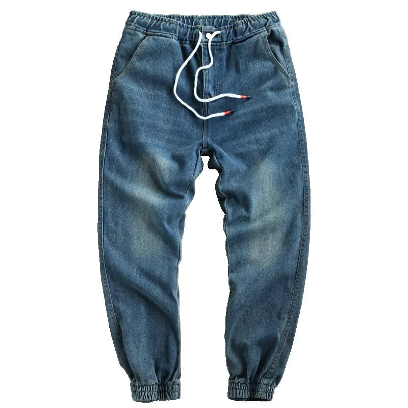 Modern Black Harem Joggers - Casual Fit Men's Pants