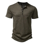 Summer Breeze Cotton Henley Polo
