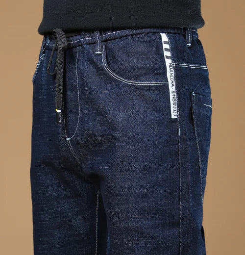 Relaxed Stretch Harem Jeans