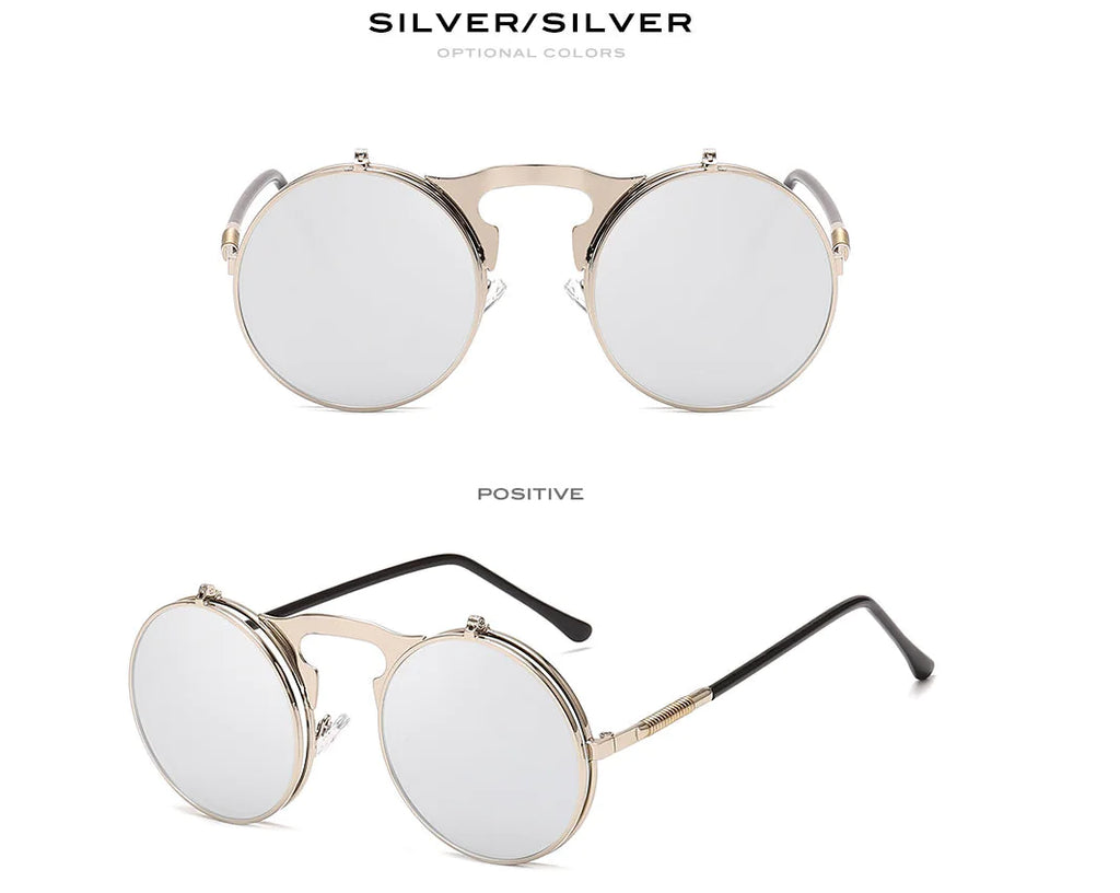 Flip-Up Retro Sunglasses