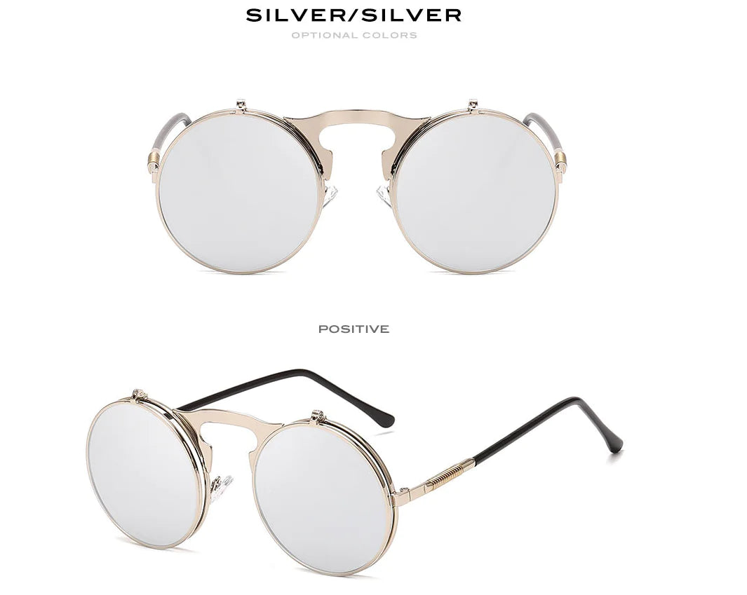 Flip-Up Retro Sunglasses